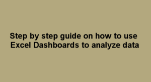 How to create dashboards