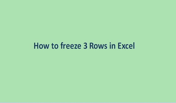 How to freeze first four columns in Excel