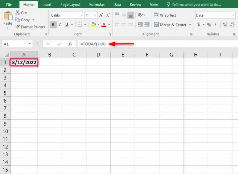 calculate-90-days-from-date-in-excel-basic-excel-tutorial