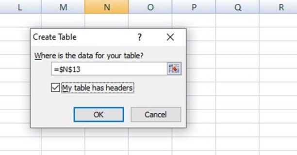 How to create a table in Excel | Basic Excel Tutorial