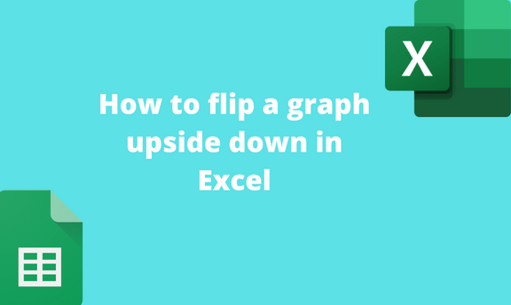 How to flip a graph upside down in Excel