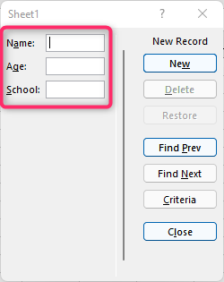 How to create a Data Entry Form in Excel | Basic Excel Tutorial